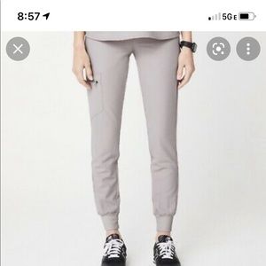 Figs slate high wasted zamora joggers